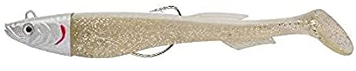 Berkley PowerBait Power Sardine – Salzwasser-Softbait Elritze Paddle Tail Angelköder für Barsch, Seebarsch, Seelachs, Dorsch, Aal, Leng und Lippfisch