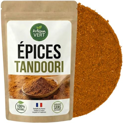 Mélange d'Épices Tandoori – 100g Tandori Assaisonnement Indien Authentique – Saveurs Chaudes, Épicées & Aromatiques – Idéal Marinades, Poulet, Grillades, Currys & Cuisine Indienne