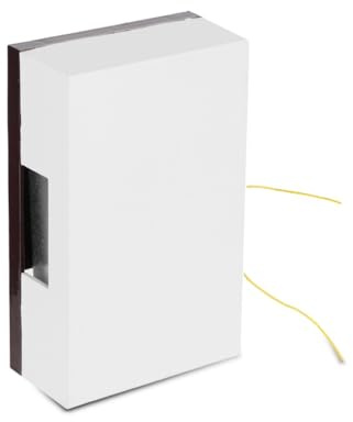 Campanello Manuale Cablato, di Controllo Accessi a Parete Ding Dong Chimes Facile da Installare (bianco)(220V)