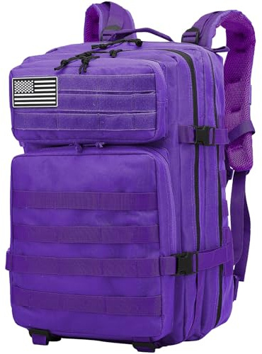 Delgeo Mochila Tactica 45L Militar,Gran Capacidad 45 * 30 * 20cm Mochila,Plegable Impermeable Mochila Para Montañismo,Senderismo,Camping y Viajes