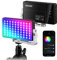 NEEWER Luce Video RGB, SL90 12W 4300mAh Batteria 360°Colori 18 Scene Luce, 2500~10000K CRI97+ Pannello Luminoso Fotocamera Corpo, Lega Alluminio, App/Controllo 2,4G per YouTube/TikTok/Vlog/Fotografia