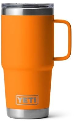 YETI Rambler Travel Mug, Stainless Steel Vacuum Insulated with Stronghold Lid, King Crab, 20 oz (591 ml)
