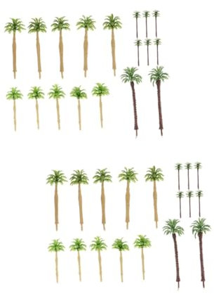 TOYANDONA 34stücke Miniatur Palmbaum Modell Teiliges Für Kreative Landschaftsgestaltung Realistische Künstliche Bäume Für Sandtisch-Dekoration Und Mini-gärten