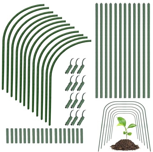 Neumáticos de apoyo para invernadero, neumáticos de jardín para camas elevadas, soporte duradero para plantas, arco de túnel que proporciona protección a través de neumáticos de jardín para camas