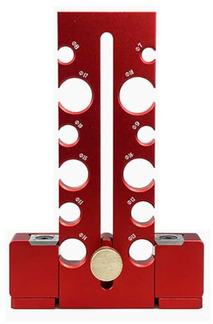 Kit per Tasselli, 8 Lame in Carburo Regolabile per Tasselli, 7 Mm a 18 Mm, Adatta per la Lavorazione del Legno, Strumento per Aste Tonde, Strumento