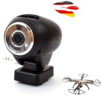 Universal FPV POV Kamera für Syma X8HW X8HC, leichte RC Cam Ersatzkamera mit 3,5mm Klinkenstecker für ferngesteuerte Drohnen Quadrocopter Quadcopter Helikopter Flugzeuge Spielzeuge, Bastler, DIY