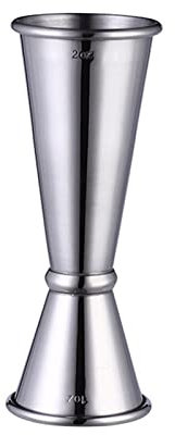 Jigger da cocktail con scala giapponese in acciaio inox, misurino doppio spirito, strumento professionale per baristi