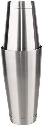 Coctelera de acero inoxidable, mezclador bebidas barman, herramientas barra coctelera 2 piezas