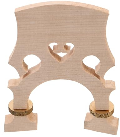 HOMOCONO Ponticello per Violoncello Regolabile in Legno di Acero Europeo Viti in Ottone, Ponte 3/4, per Violoncellisti e Performance Live