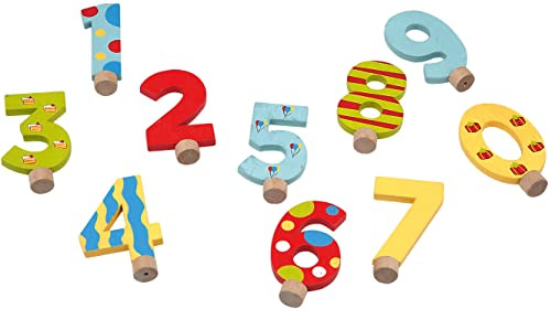 tib 15445 Happy Birthday Zahlen Set, mehrfarbig, One Size