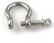 10pcs M6 D- Grilli in acciaio inox 304 per argani pesanti, tiranti, anelli di collegamento a catena in acciaio