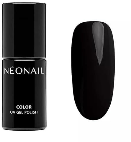 NEONAIL UV Nagellack 7,2 ml Schwarz Pure Black NEONAIL Farben UV Lack Gel Nägel Nageldesign Shellack