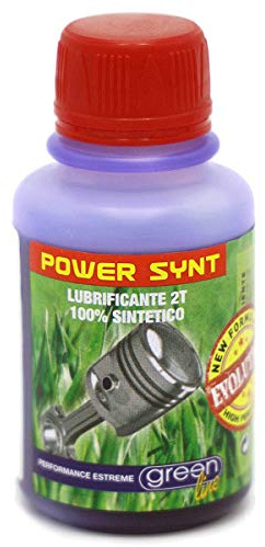 Olio motori 2 tempi per attrezzi giardinaggio - 100 ml monodose - POWER SYNT 100% SINTETICO