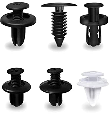 Rivetti in Plastica per Auto, Clip di Viti di Plastica Assetto Auto Kit per Carrozzeria Interni Auto Pannello Paraurti Porta, con Strumenti Rimozione Fissaggio (A-120PCS)