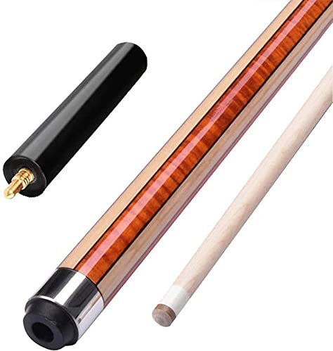 Billard Pool Queues Professionelle Billard-Queue-Stick,12,75mm Spitze Pool-Queue-Stick,58 1/2 Ahorn Billard-Queue-Stick,Handgefertigter Pool-Queue mit Erweiterungszubehör GCSQF210830(Color:B;Size:14