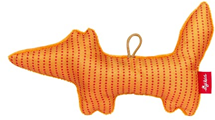 SIGIKID Greifling Fuchs, RedStars Babyspielzeug mit Rassel: greifen, entdecken, spielen, für Babys ab Geburt, Art.-Nr. 42897, orange 18 cm