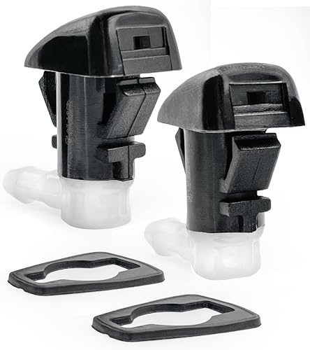 Click&Fit Scheibenwischerdüsen kompatibel mit Jeep Grand Cherokee 2011-2017, Dodge 2007–2018, Chrysler 300 2011–2017; Scheibenwischerdüsen ersetzt 68269108AA 2 Stück