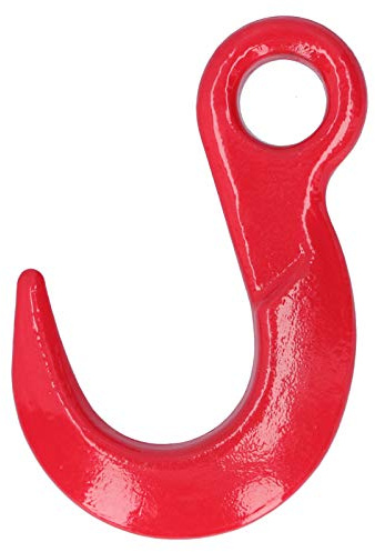 5000lb Lifting Hook,Alloy Steel J Factory Lifting Hook with Large Opening,Durable Load Rigging Hoist Hook for Factories,Port Transportation,Construction Projects,etc.