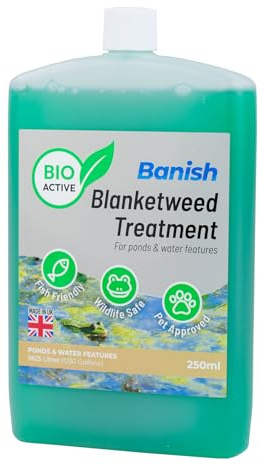 Pisces Banish BioActive Blanketweed 250ml Pond Water Treatment Natural String Algae Remover