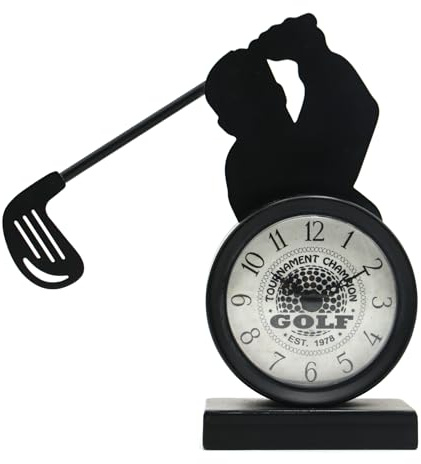 AOROTOE Golf Gifts for Men Dad Women Brother Bosses Golf Clubs Desk Clock Cool Desk Accessories for Coworkers Golfer Fans Souvenir Novelty Event Golf Office Decor Golfer Gadgets Unique Funny Stuff
