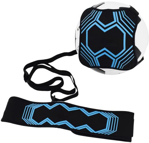 ZEPIQOR Fußball Kick Trainer Solo Fussball Trainingszubehör Kinder Fußball Training Verstellbar Taillengürtel Geschenk Jungen Ball Kicken