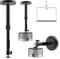 2 in 1 Supporto Proiettore, Supporto Proiettore a Soffitto Orientabile a 360°, Staffa Proiettore Soffitto, Supporto Videoproiettore, Fino a 5 kg, Distanza dal Soffitto 20-40 cm