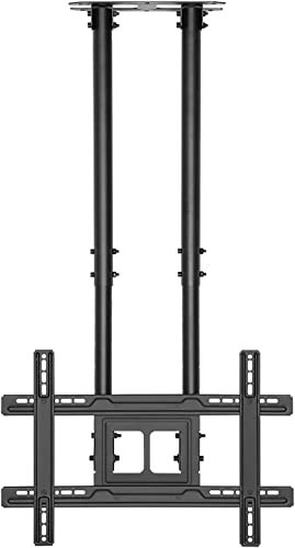 Multifunction Adjustable Ceiling Tv Mount, Fits Most 37-80 Inch Lcd Flat Screen And Curved Tvs, Max 600X400Mm Tv Mount Tv Stand