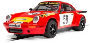 Scalextric C4594 Porsche 911 30 RSR – Georg Loos Racing – GT-Sieger 1975 Lemans Slotcar