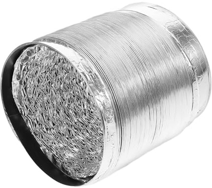 LIFKOME Tuyau Flexible Pour Conduit De Fumée De Poêle Tuyau D'évacuation De Hotte De Cuisinière Conduit De Cheminée Simple
