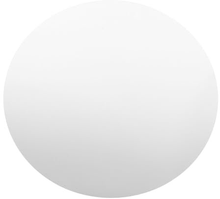 Luxshiny Bandeja Redonda Acrílica Espejo para Centros De Mesa Fiesta Boda Decoración Elegante Tocador Velas Joyería