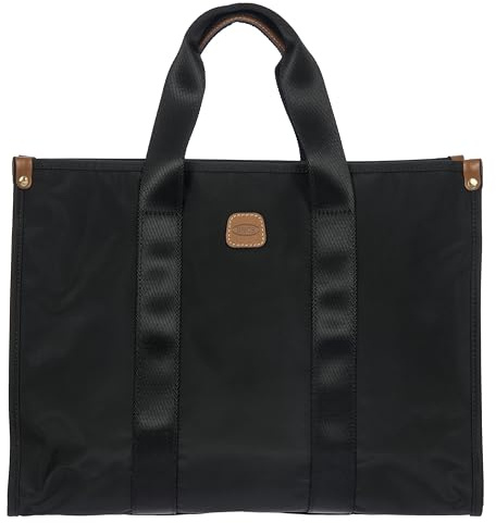Bric's X-Travel Medium Shopper Bag, Waterproof Tote with Reinforced Bottom, Padded Laptop Pocket and Trolley Strap
