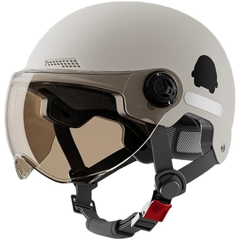 Casco Monopattino Elettrico Adulti, Casco Bici Con Visiera,mezzo Da Bici, Per Scooter Elettrico Per Adulti, Bicicletta,Equipaggiamento Protettivo Per Pattinaggio