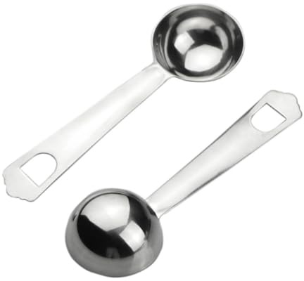Alipis Cucchiaio Dosatore in Acciaio Inossidabile per Spezie e Latte in Polvere Strumento da Cucina Leggero e Resistente Misurino Precisione per Baking e Cucina