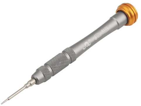 Hochpräziser 0,8 mm P2-Pentalobe-Schraubendreher, kompatibel mit iPhone Star Schrauben-Reparaturwerkzeug, S2-Stahl-Magnetspitze