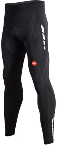 Souke Sports Fahrradhose Herren Lang 3D gepolsterte Legging Radsport Lange Hosen Atmungsaktiv Radhose Herren Lang für Herbst Frühling