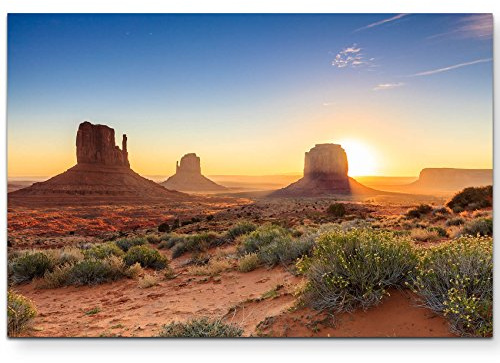 Leinwandbilder | Bilder Leinwand 120x80cm Weite Wüste den USA