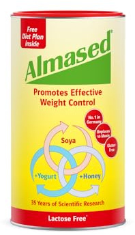 Almased Lactose-Free Meal Replacement Shake - Protein Powder for Weight Loss, 500 g