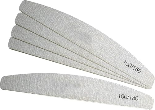 Moon Nail Foam Files - 100/180 Grit (Pack of 5)
