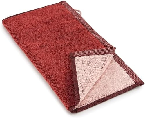 Bassetti Granfoulard, Waschlappen-Set 2 Stück, Waschlappen aus Frottee aus reiner Baumwolle, Jacquard, 100 % Baumwolle, 30 x 30 cm, Badetuch, Cotto R1