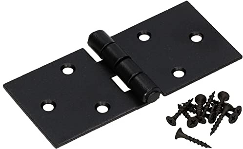 KOTARBAU® Kistenband 100x45 mm Gerollt Schwarz Möbelscharnier Möbelband Robust