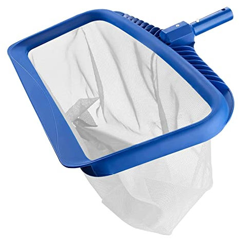 Skimmer Pool Kescher, Tief Kescher zur Poolreinigung Blättern und Schmutz tief Laubkescher(ohne Stange), Pool Kescher für Schwimmbad, Gartenteich, Whirlpool, Spa