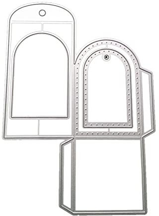 Metall Stanzschablone Weihnachten Stanzformen Weihnachtsbox Grußkarte Stanzformen Cutting Dies DIY Scrapbooking Stanzschablonen 3D Prägeschablonen für DIY Album Kartenherstellung Fotoalbum Deko