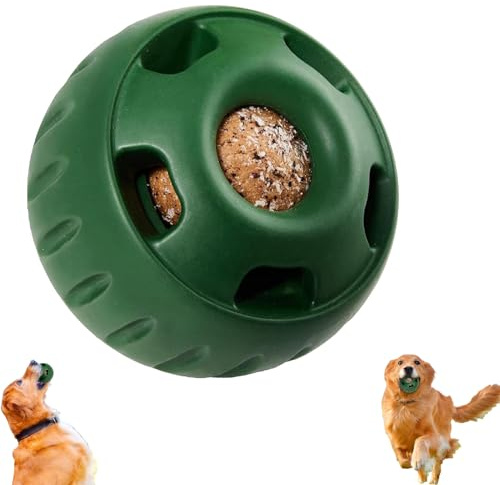 VessEn 1pcs Schleckball Hund, interaktives Hundespielzeug, befüllbares Leckerli Spender Hundespielzeug, für Welpen