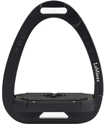 LeMieux Junior Vector Balance Stirrup - 5° Tilted Footplate - Black