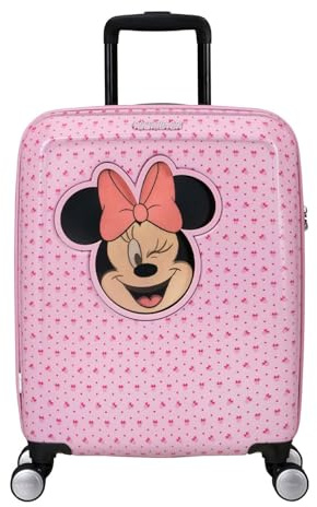 American Tourister Funlight Disney - Spinner S, Handgepäck, 55 cm, 36 L, Mehrfarbig (Minnie Lenticular Pink)
