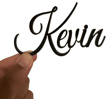Personalized Acrylic Cake Topper — Multiple Colors, sizes & Font Styles – Custom Name for Wedding, Anniversary, Birthday & Celebration Cakes – Happy Birthday Cake Decoration & Charms (Name Only)