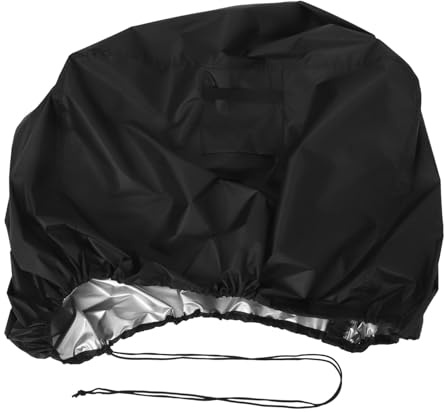 Housse Carrée pour Foyer Extérieur 210d Oxford Imperméable Noir | Protection Complète, Nettoyage Facile, Usage Patio et Barbecue, Compatibilité Polyvalente, Format Noir