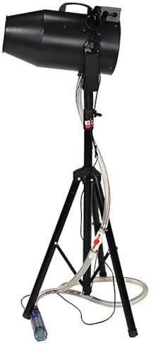 GJBMXSM Schaummaschine Für Partys Im Freien,Leistungsstarke Bühneneffekt-Schaummaschine,Shaking Head Dj-Equipment Für Weihnachtliche Atmosphäre,Reichweite 80 M²,Reichweite 6–10 M,Plug-intype