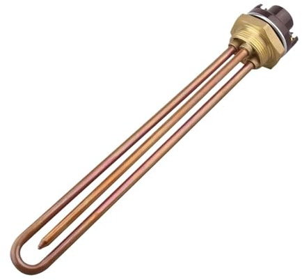 Scaldabagno Elettrico 220V Con Termostato, Interruttore Di Controllo Della Temperatura, Elemento Riscaldante Filettato DN32(1200w)
