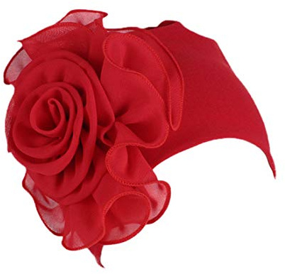 YONKOUNY Turban Hut Damen Sommer Elastisch Wraps Blumenmuster Kopftuch Chemo Hut Kopfbedeckung Kopfbedeckungen Kappe Kopfband Turban Mütze Beanie